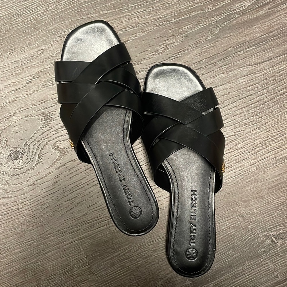 Tory Burch Black Sandals 2022 Season